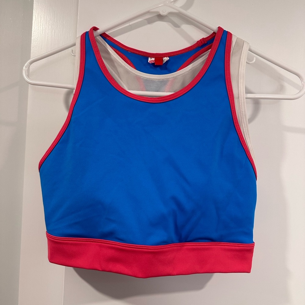 Wilson Blue and Pink Sports Bra